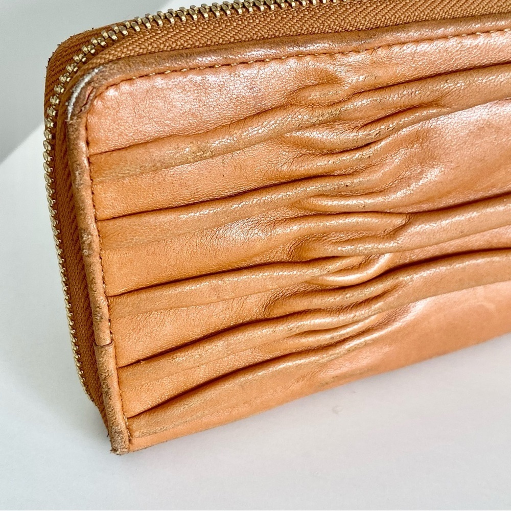 Michael Kors Ruched Leather Wallet - Picture 9 of 11